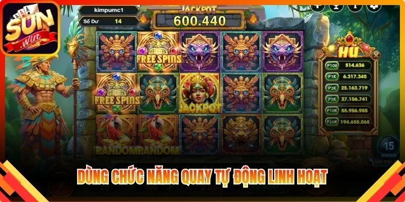 Dùng chức năng quay tự động linh hoạt